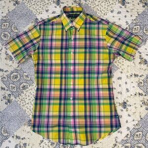 Polo Ralph Lauren preppy plaid shirt